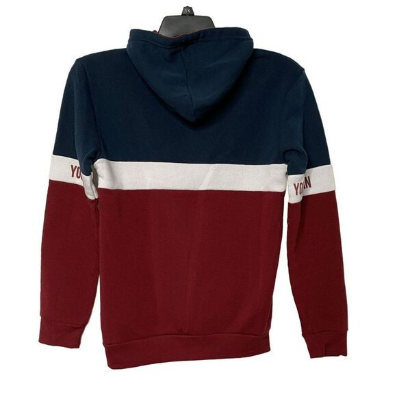 Pacific Blue Pullover Hoodie Sweatshirt Boys L 14/16 "You Can Do Be Anything" - Picture 3 of 4